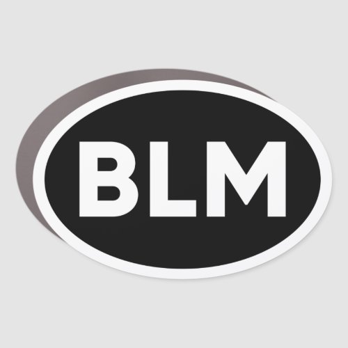 BLM _ Black Lives Matter Anti_Trump Bumper Car Magnet