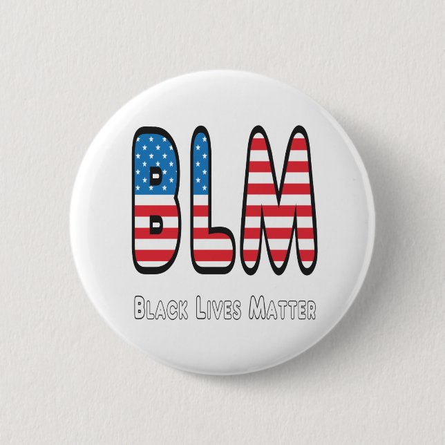 BLM Black Lives Matter Button (Front)