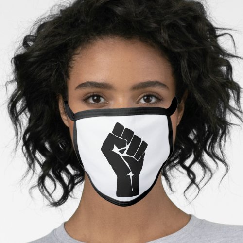 BLM BLack Lives Matter Fist Rally Face Mask