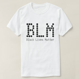 BLM Black Lives Matter Name And Text Customizable T-Shirt