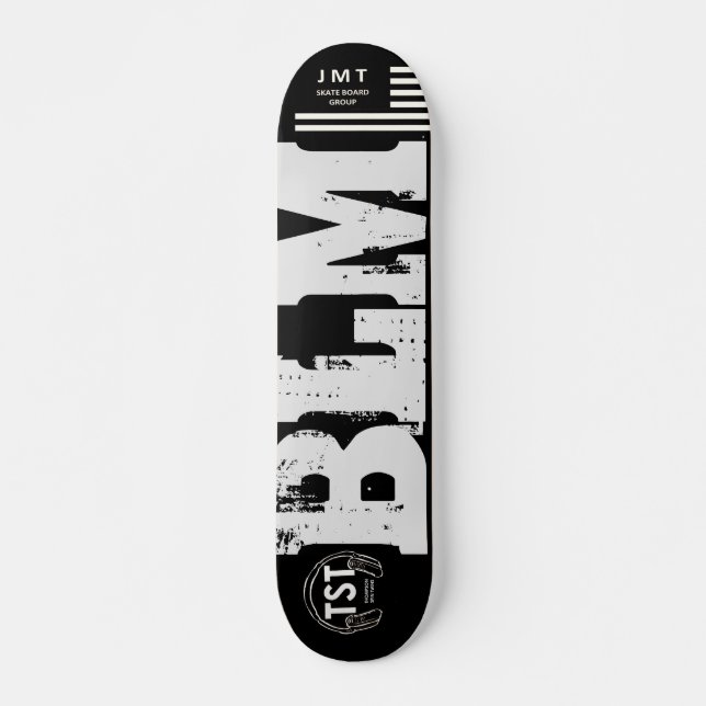 BLM  BLACK LIVES MATTER Skateboard, 7¾" Deck (Front)