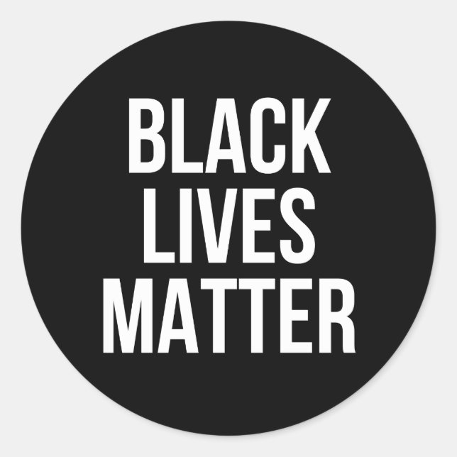 BLM Black Lives Matter Stickers (Front)
