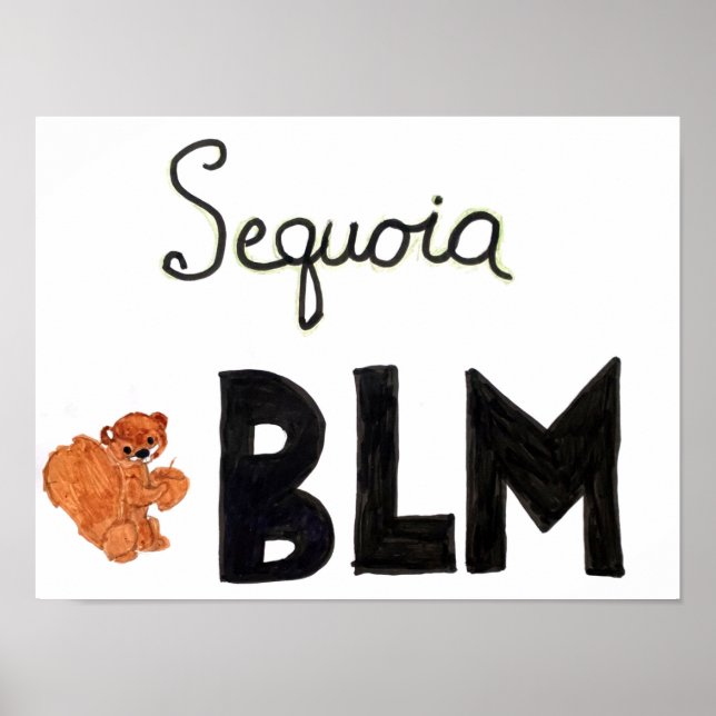 BLM design - Mica Read Poster (Front)