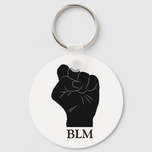BLM Fist Black Lives Matter Protest Juneteenth Keychain