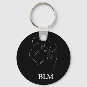 BLM Fist Black Lives Matter Protest Juneteenth Keychain