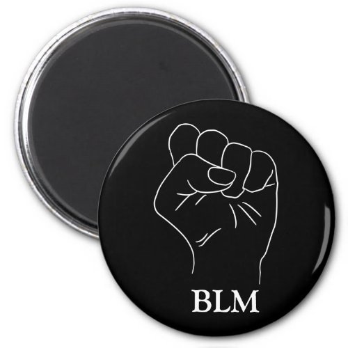 BLM Fist Black Lives Matter Protest Juneteenth Magnet