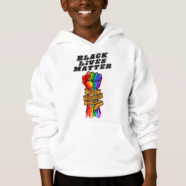 Blm lgbt hoodie (Front)