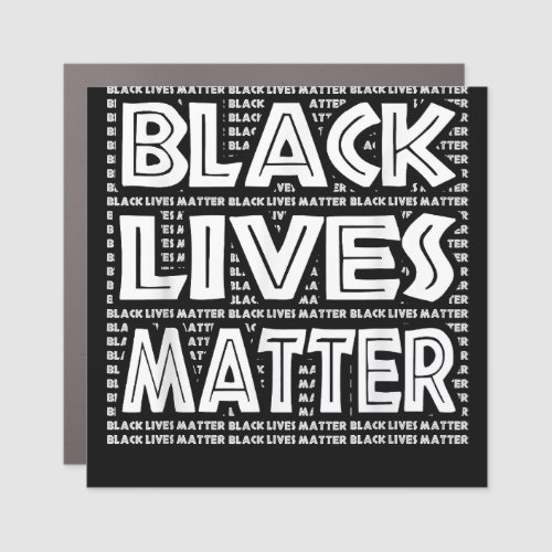 BLM Shirt Black history month Black Lives Matter  Car Magnet