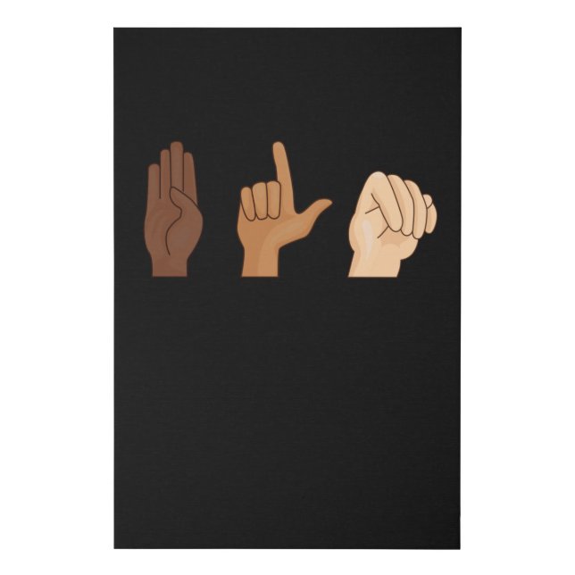 BLM Sign Language ASL Equality Gift (Front)