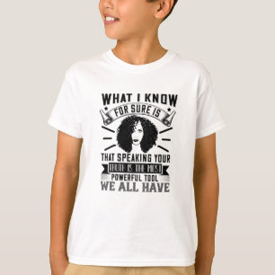 BLM - Speaking your truth is powerful T-Shirt