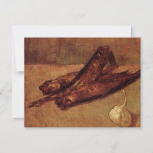 Bloaters and Garlic by Vincent van Gogh Invitation