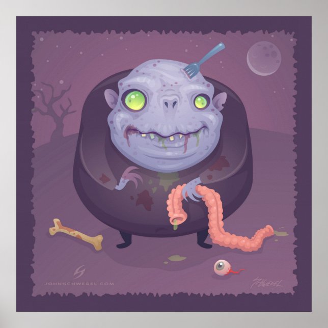 Blob Zombie Poster (Front)
