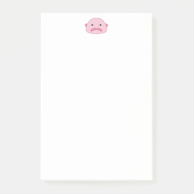 Blobfish 4 x 6 Post-it Notes (Front)