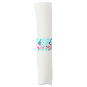 Blobfish Birthday Party Napkin Bands