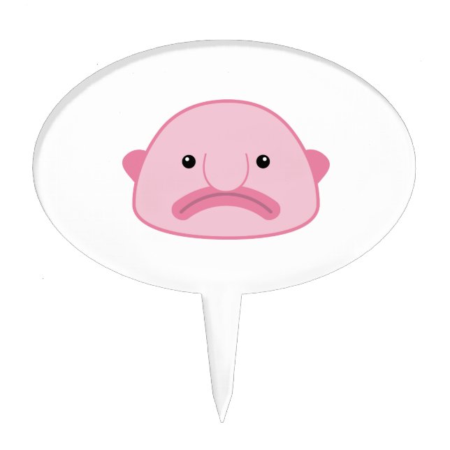 Blobfish Cake Topper (Front)