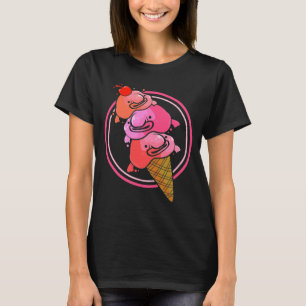 Blobfish Ice Cream Combined Cute Deep Sea Fish T-Shirt