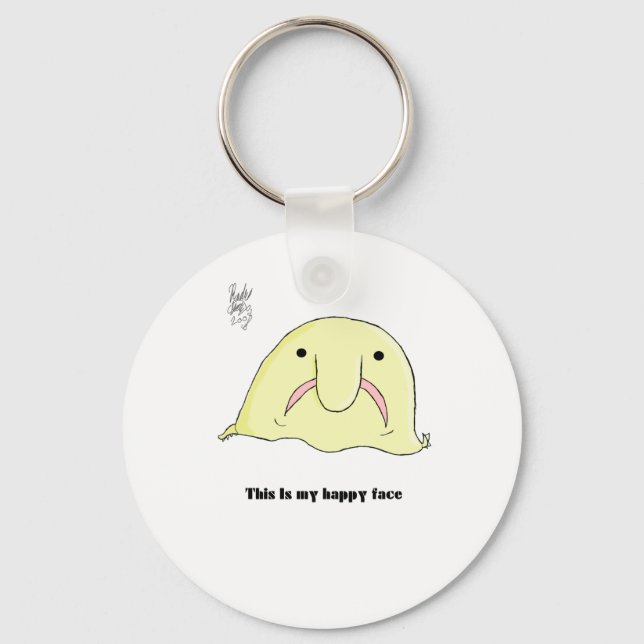 Blobfish Keychain (Front)