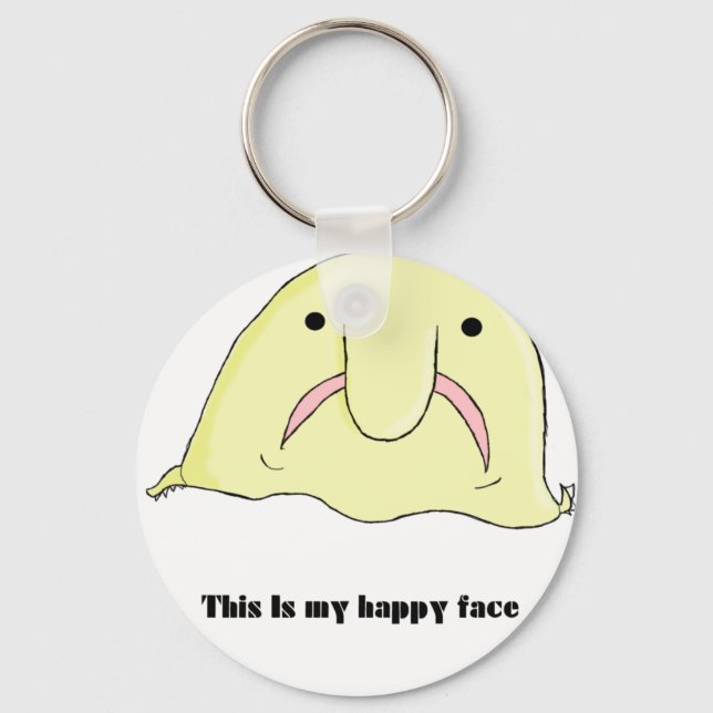 Blobfish Keychain (Front)
