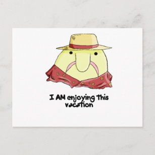 Mr. Blob fish Happy Postcard for Sale by Mannyfog