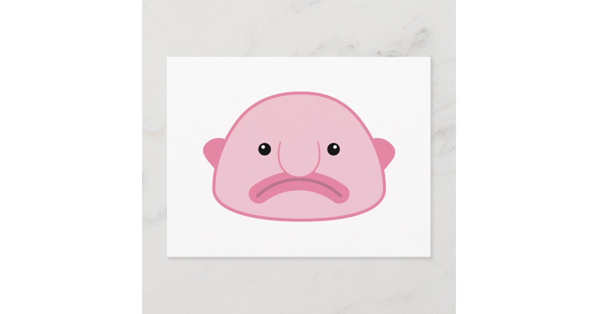 Blobfish Gift Girls Boys Underwater Blobfish | Greeting Card