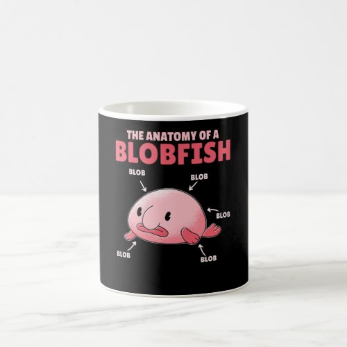 Blobfish Statement Anatomy Of Blobfish Coffee Mug