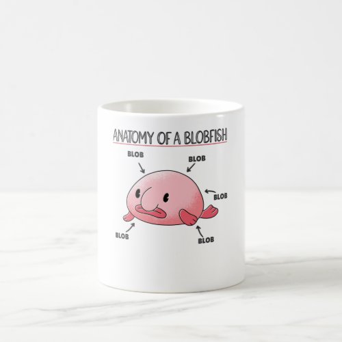 Blobfish Statement Anatomy Of Blobfish Coffee Mug