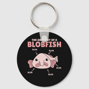 Blobfish Statement Anatomy Of Blobfish Keychain