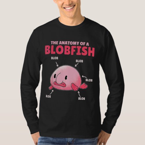 Blobfish Statement Anatomy Of Blobfish  T_Shirt