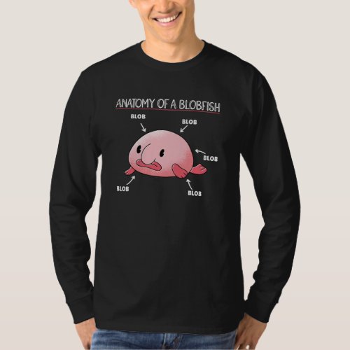 Blobfish Statement Anatomy Of Blobfish T_Shirt
