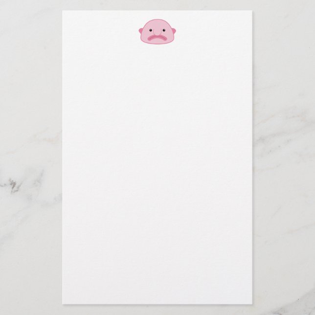 Blobfish Stationery (Front)