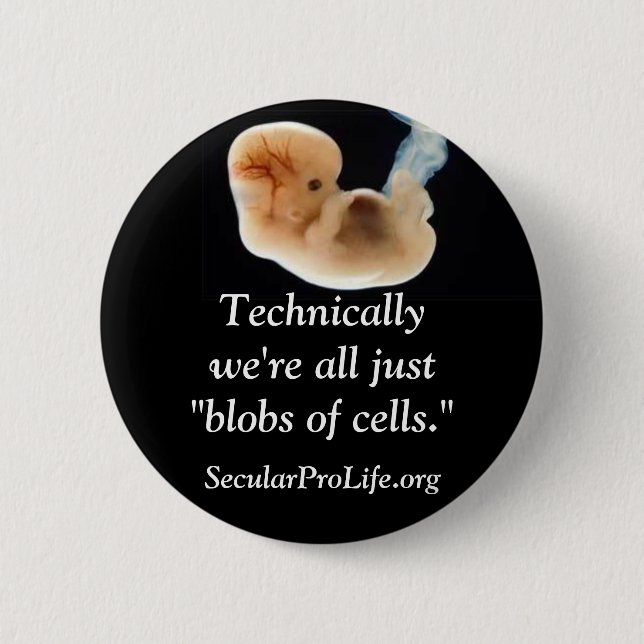 Blobs of Cells Button (Front)