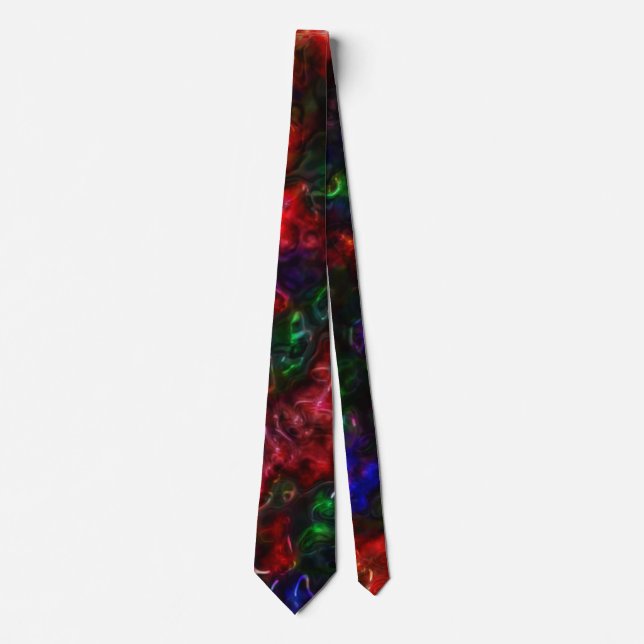 Blobular Rainbow Neck Tie (Front)