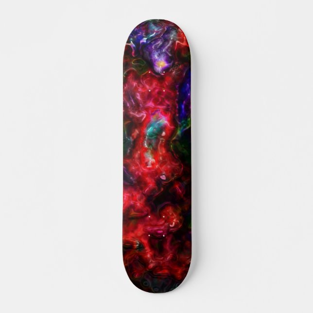 Blobular Rainbow Skateboard Deck (Front)