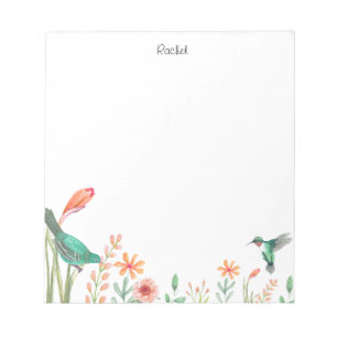 Bloc De Notas Personalised notepad, birds in water Notepad