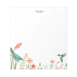 Bloc De Notas Personalised notepad, birds in water Notepad