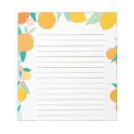 Bloc-notes - Agrumes By Ludilabel Notepad at Zazzle