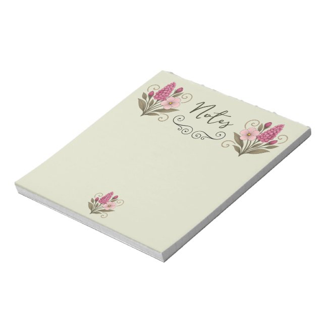 Bloc-notes Delicate Flower Notepad (Rotated)