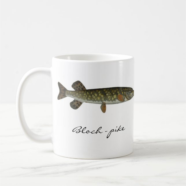 Bloch - pike coffee mug (Left)