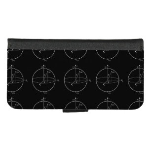 Bloch Sphere   Quantum Bit (Qubit) Physics / Math iPhone 8/7 Wallet Case