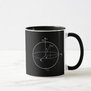 Bloch Sphere   Quantum Bit (Qubit) Physics / Math Mug