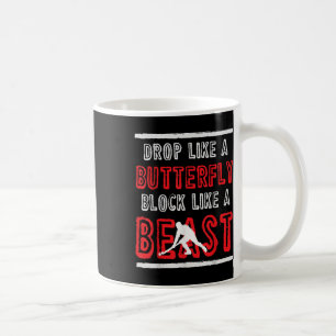 Block And Drop Field Hockey Gift Field Hockey Play Coffee Mug