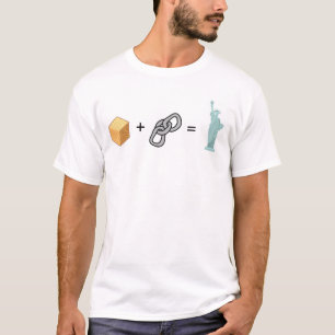 Block + Chain = Liberty T-Shirt