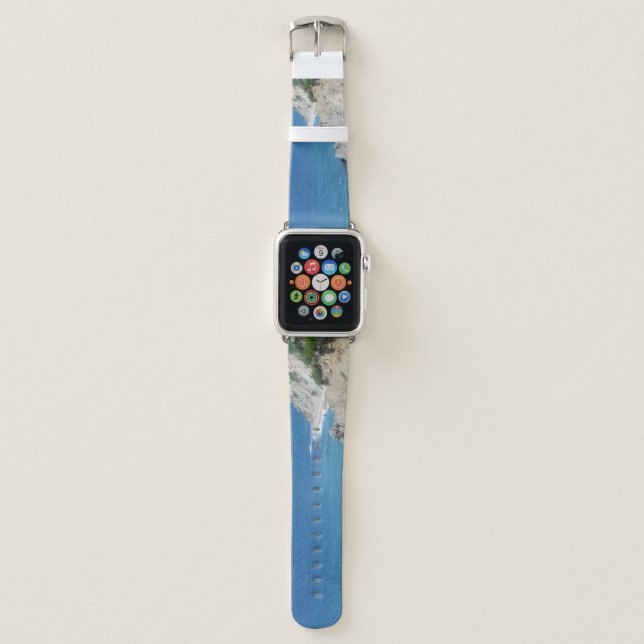 Block Island Bluffs - Block Island, Rhode Island Apple Watch Band (Front)