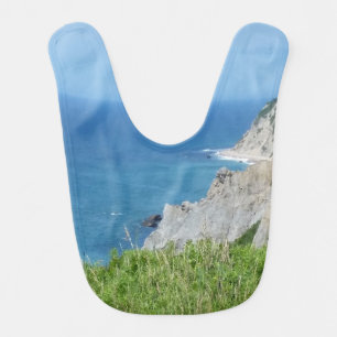 Block Island Bluffs - Block Island, Rhode Island Baby Bib