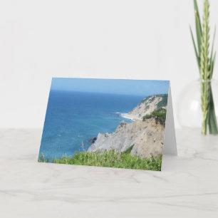 Block Island Bluffs - Block Island, Rhode Island Card