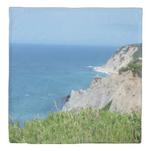 Block Island Bluffs - Block Island, Rhode Island Duvet Cover