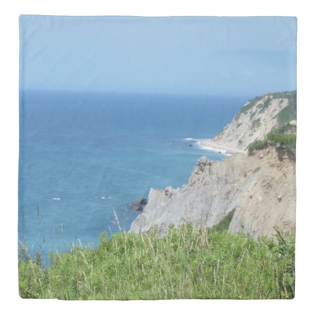 Block Island Bluffs - Block Island, Rhode Island Duvet Cover (Front)