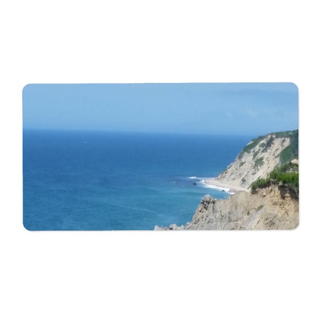Block Island Bluffs - Block Island, Rhode Island Label (Front)