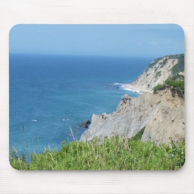 Block Island Bluffs - Block Island, Rhode Island Mouse Pad (Front)