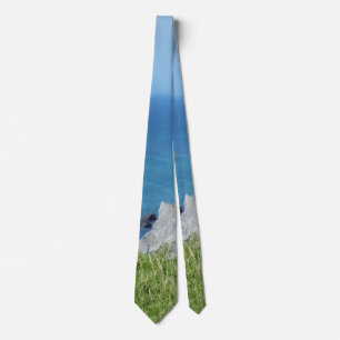 Block Island Bluffs - Block Island, Rhode Island Neck Tie
